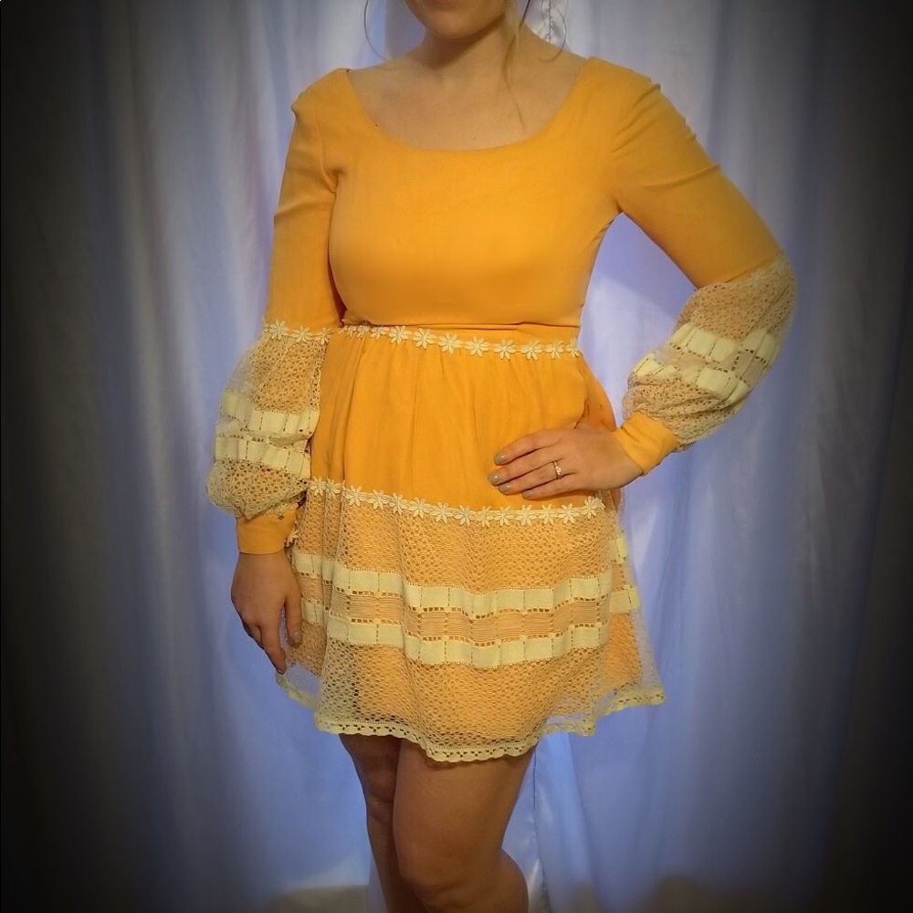 ☮️ ✌🏼Angelair by Monika Circa 1960 Vintage Dress